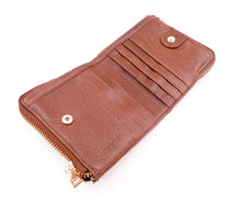 Double Zip Fold Wallet