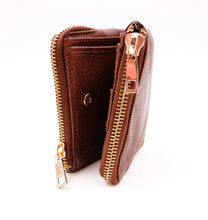Double Zip Fold Wallet