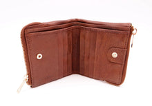 Double Zip Fold Wallet