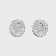 Round Bee Stud - Silver