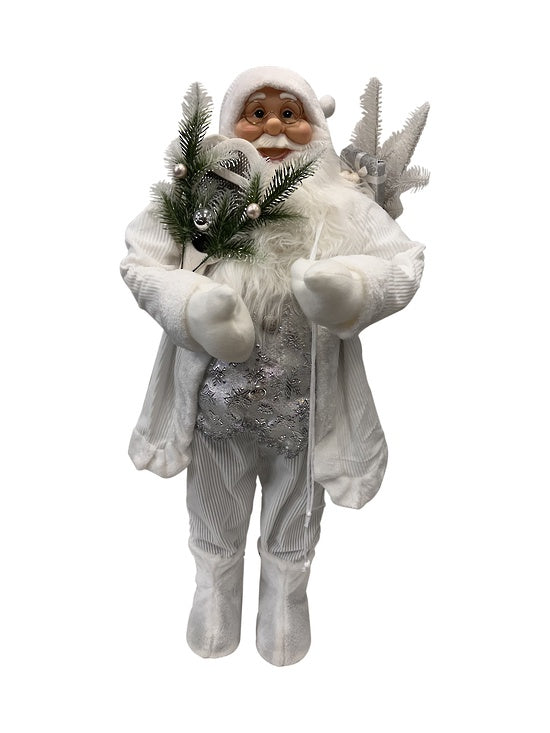 90cm White Santa w skiis