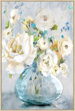 White Flowers Canvas Art