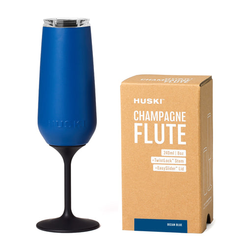 Champagne Flute - Ocean Blue