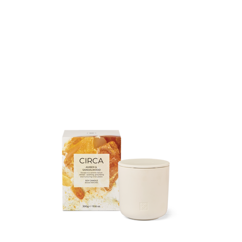 300g Candle - Amber & Sandalwood