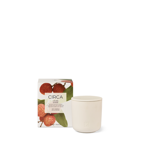 300g Candle - Lychee & Rose