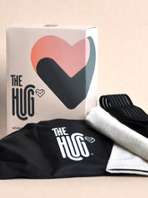 The Hug Classic Collection Soothing comfort of hot and cold therapy. Heated in the microwave or hot water, cooled in the freezer, worn with adjustable straps.