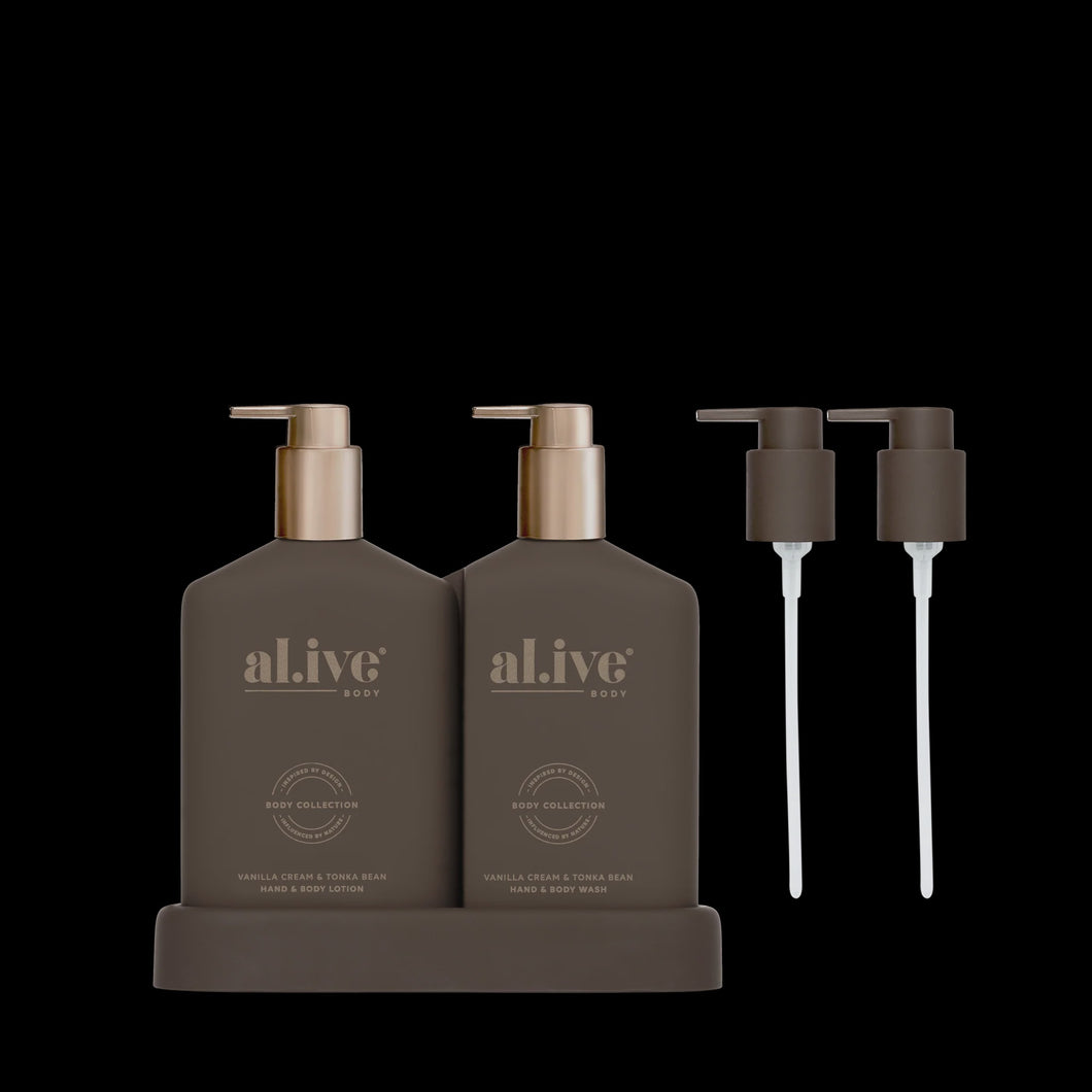 Vanilla Tonka Wash Duo