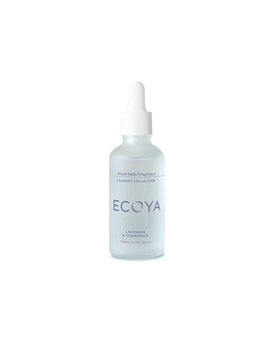 Ecoya 50mL Fragrance Dropper to be used on the Dryer Balls. Lavender, jasmine and chamomile alongside bergamot, grapefruit, cedarwood & patchouli. 