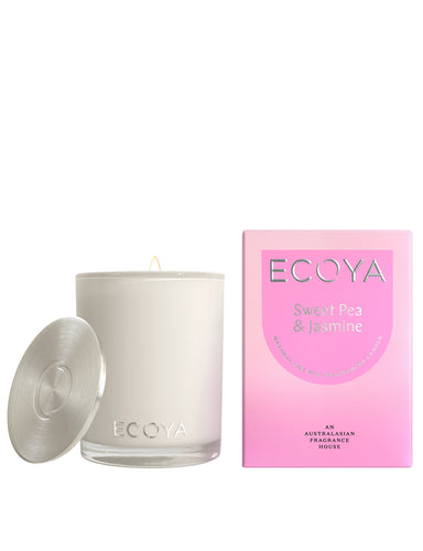 Ecoya Madison Candle Sweet - Pea & Jasmine - Rosie's Gifts and Homeware