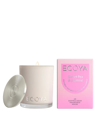 Ecoya Mini Madison Candle - Sweet Pea & Jasmine - Rosie's Gift & Homeware