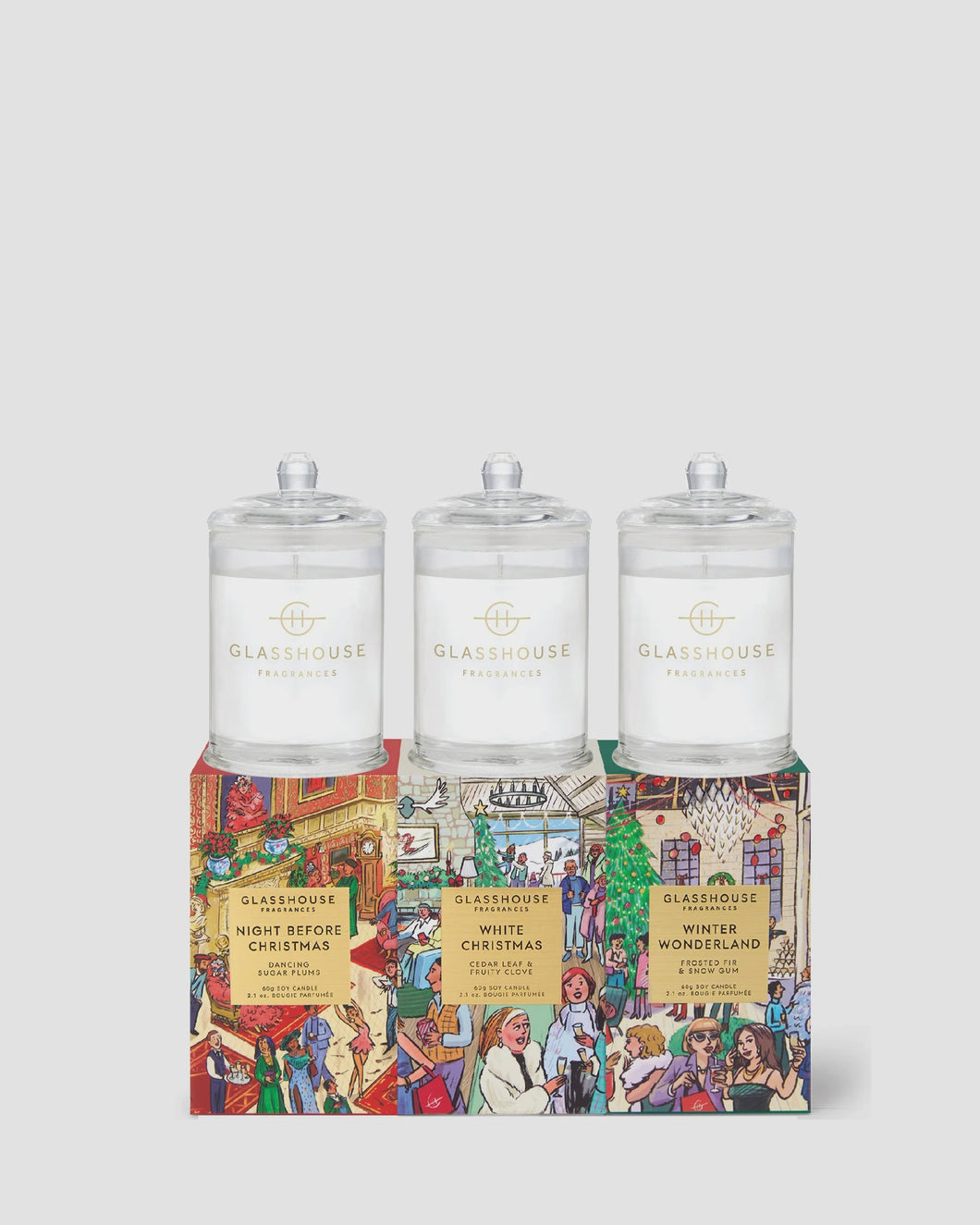 60g Christmas Candle Trio