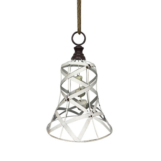 White Metal Net Bell