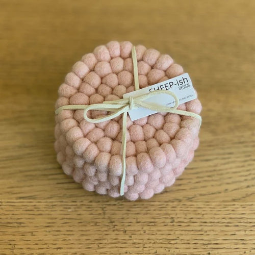 Felt Coasters - Blush