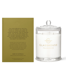 Glasshouse Fragrance CAMELLIA & LOTUS 760g Triple Scented Soy Candle For the true aficionado, this is a striking scent-cessory. Rosies Gifts & Homeware, Mosgiel, Dunedin for your home fragrance or gift needs. Mother's Day, Birthday, Anniversary & more.