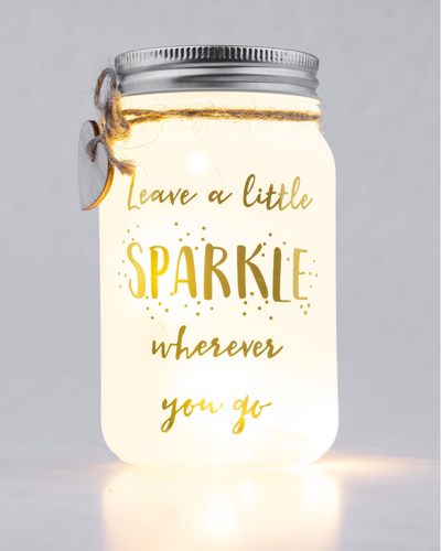 Leave a Little Sparkle Jar