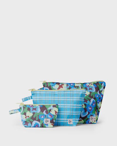 Pansy Patch Pouch Trio