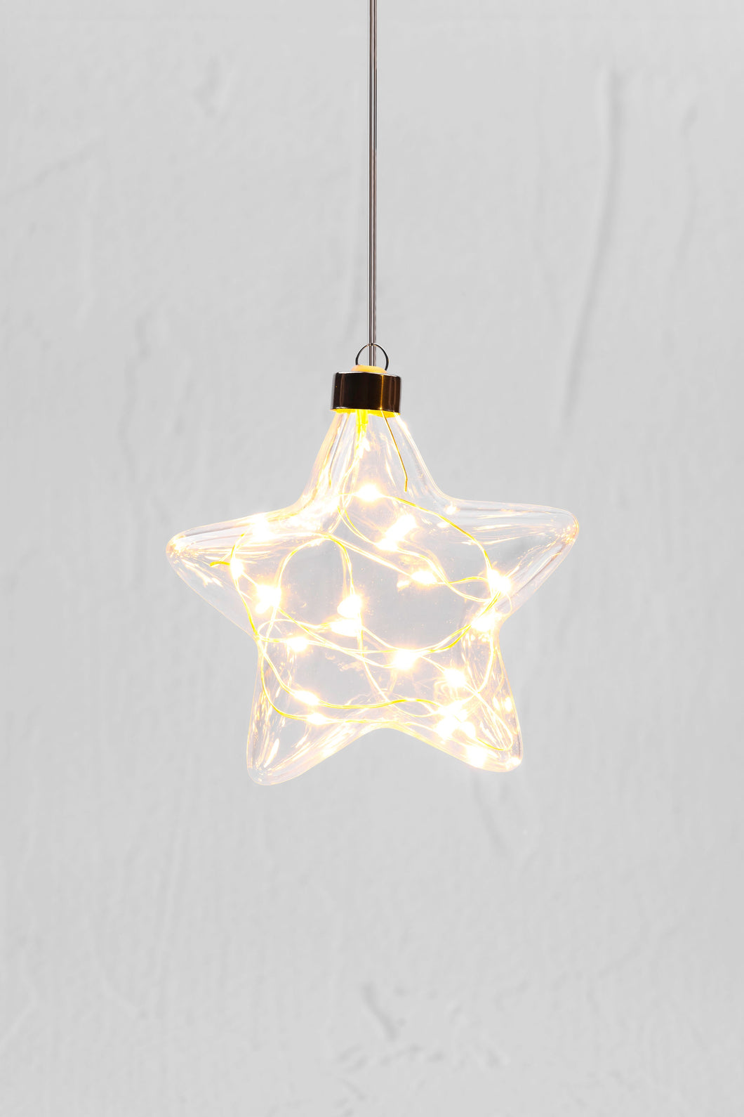 Clear Star Hanging Light