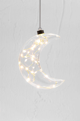 Clear Moon Hanging Light