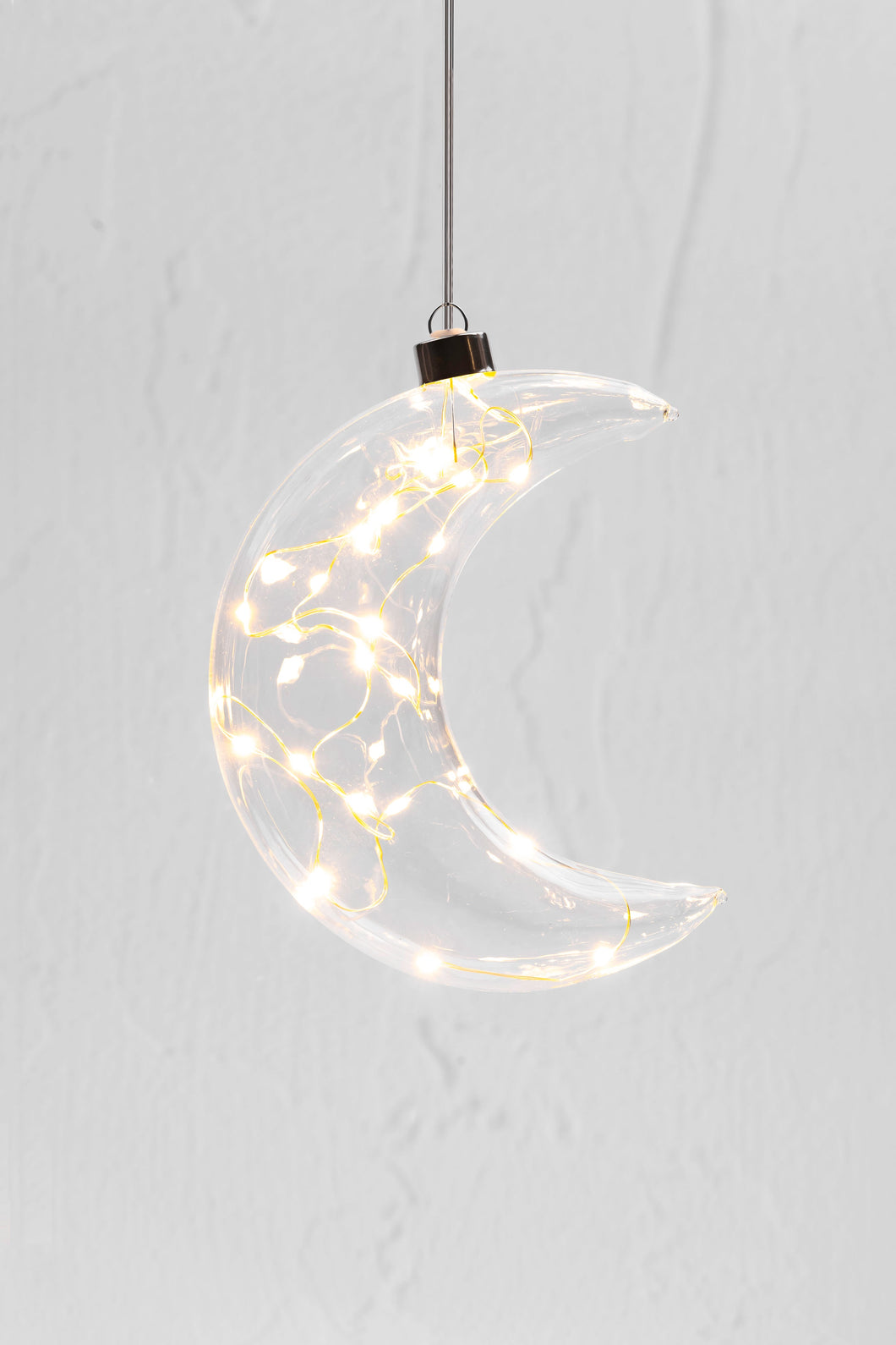 Clear Moon Hanging Light