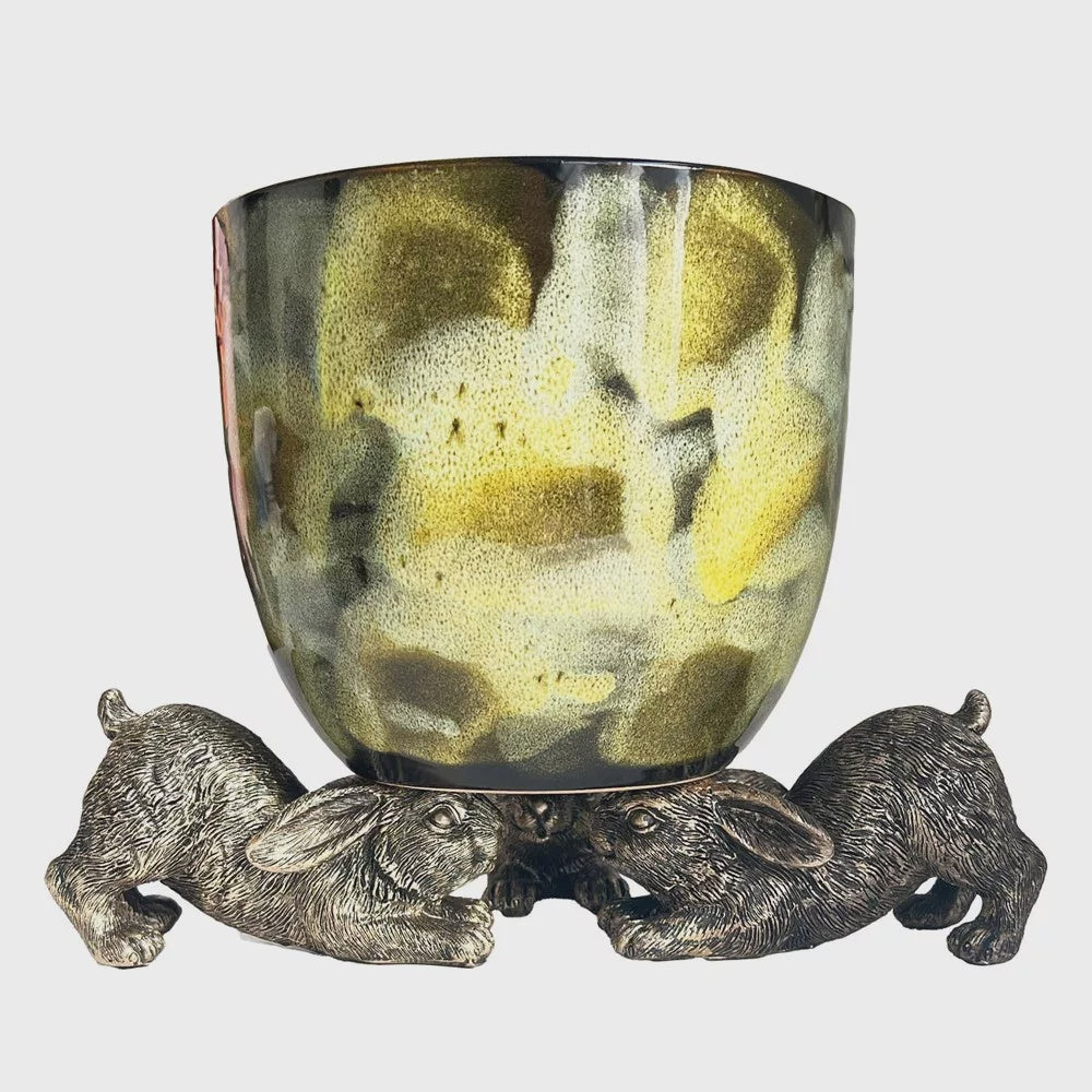 Bunny Tail Up Pot Holder Set