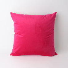 Pink Velvet Bow Cushion
