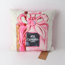 Pink Velvet Bow Cushion