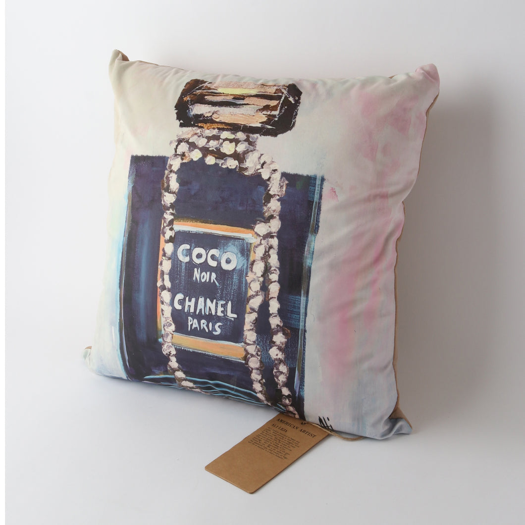 Black Velvet Coco Cushion