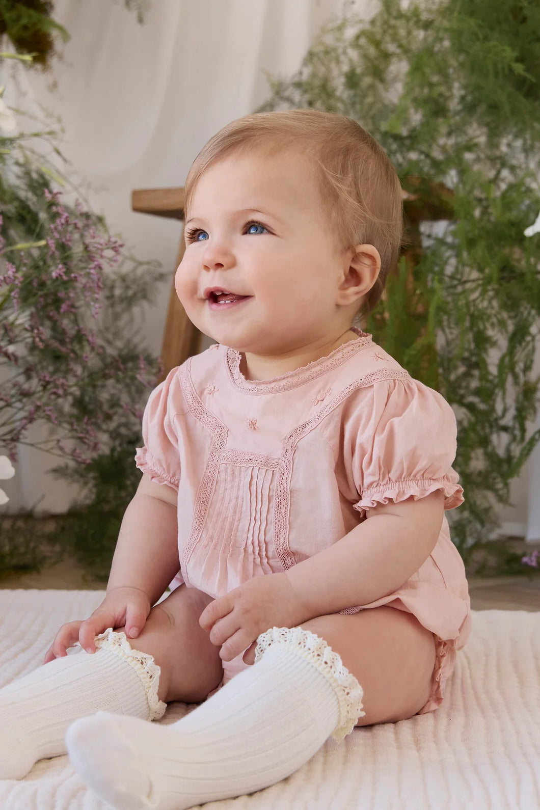 Misty Playsuit - Shell Pink