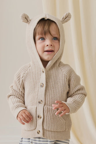 Oat Bear Cardigan