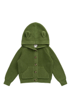 Bear Cardigan - Matcha