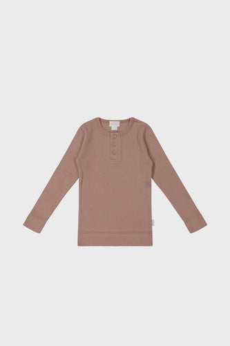Powder Henley LS Tee