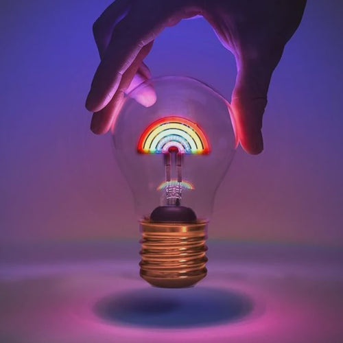 Rainbow Lightbulb Lamp