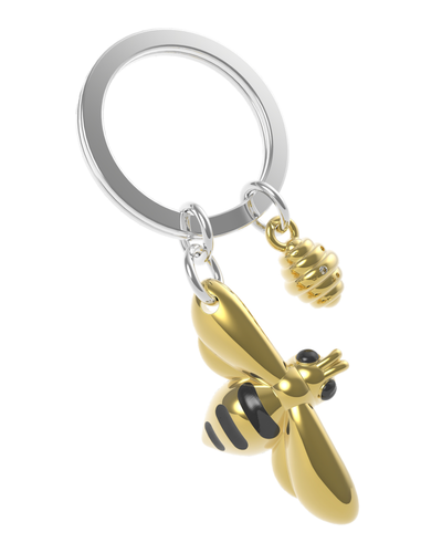 Gold Bee Keychain