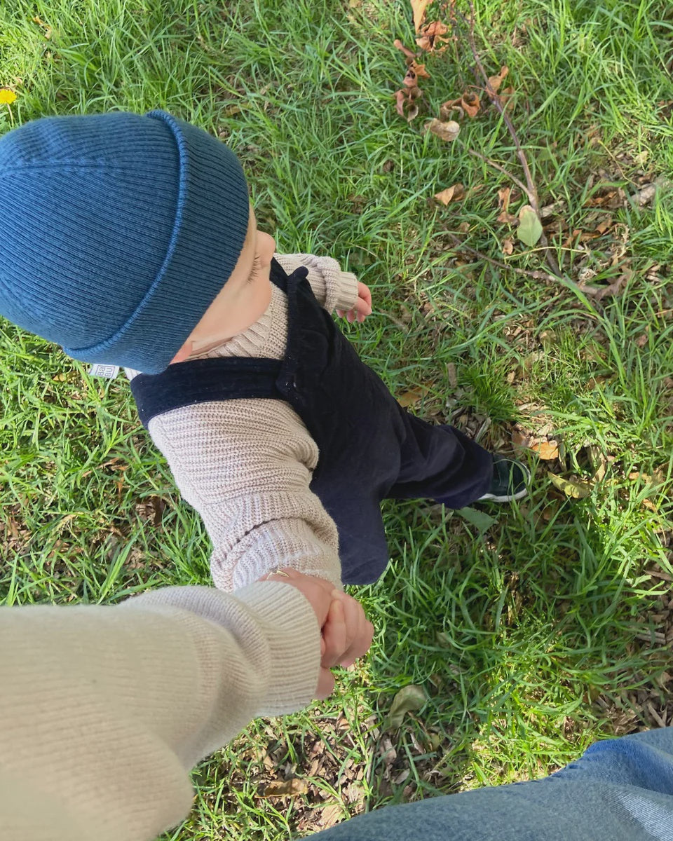 Denim Rib Hat 6-12m
