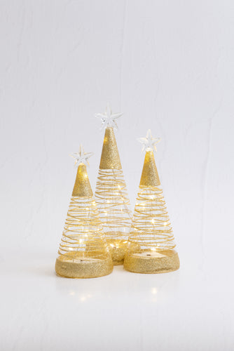 Gold Sparkle Table Tree