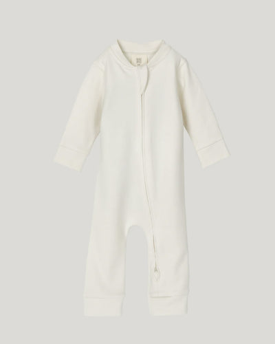 Footless Onesie - Cream