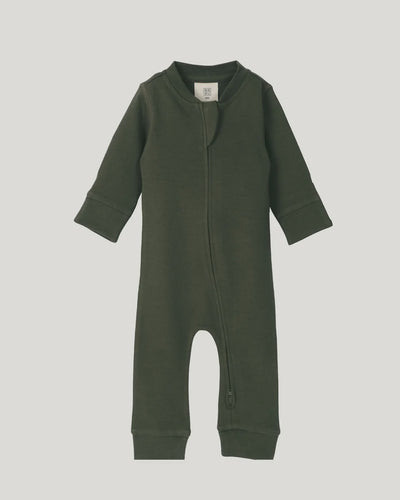 Footless Onesie - Moss