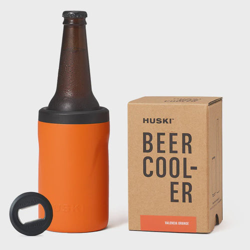 Huski Beer Cooler - Limited Edition Valencia Orange. The Huski Beer Cooler 2.0 is an award-winning, high-performance cooler that keeps your beer 10x colder than a non-insulated beer.  Rosies Gifts, Mosgiel, Dunedin