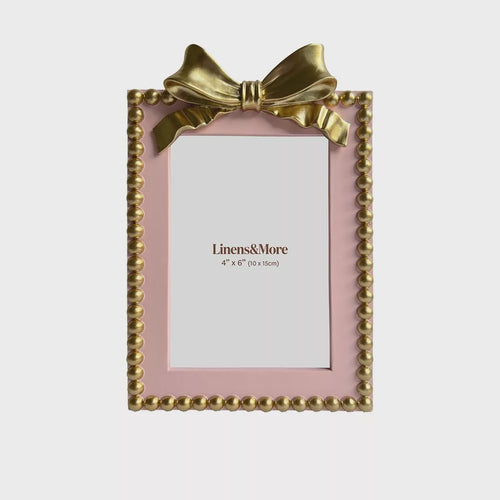 Pink/Gold Photo Frame