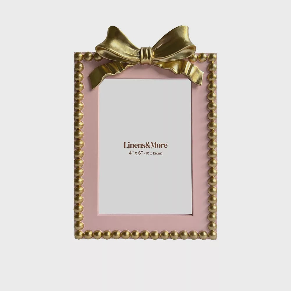 Pink/Gold Photo Frame