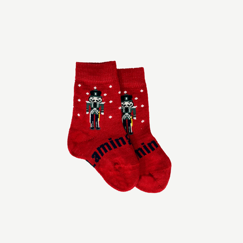 Red Nutcracker Child Socks