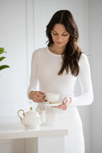 White Ripple Cup & Saucer