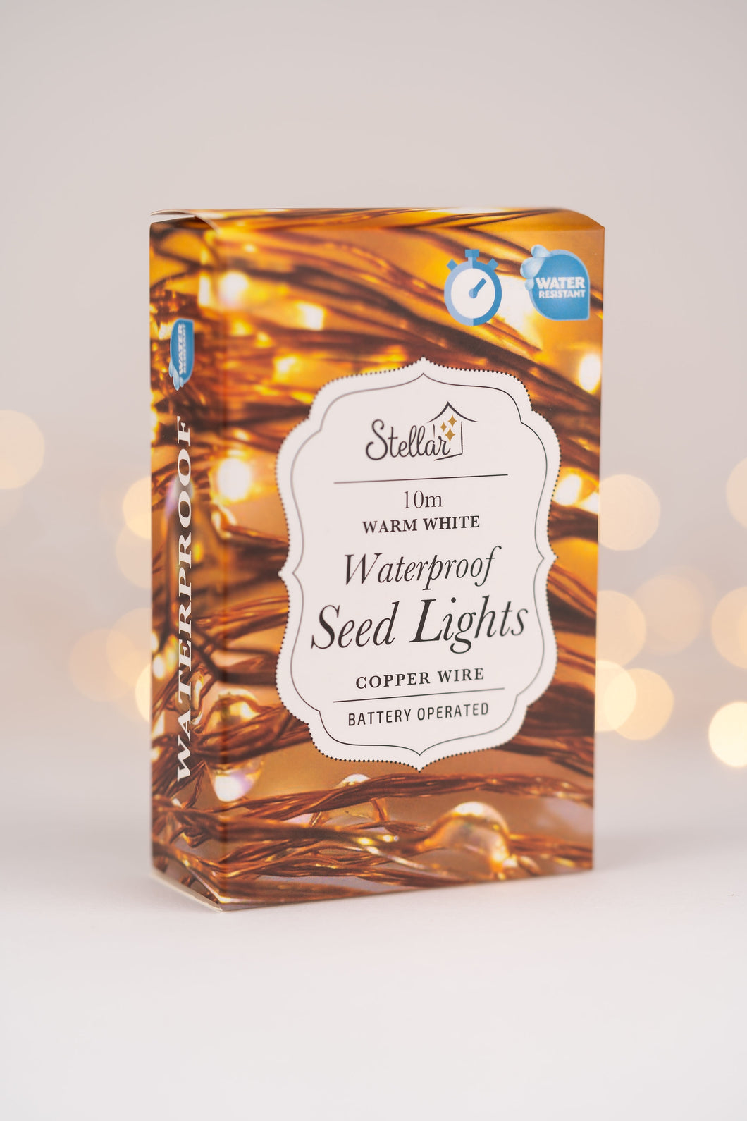 10m Copper Warm White Seed Lights