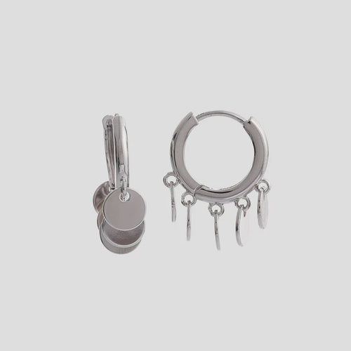 Liora Silver Hoops