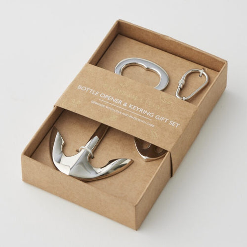 Anchor Bottle / Keyring Set