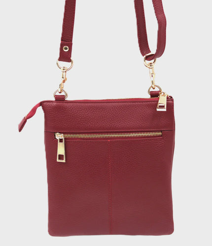 Medium Cross Body - Merlot