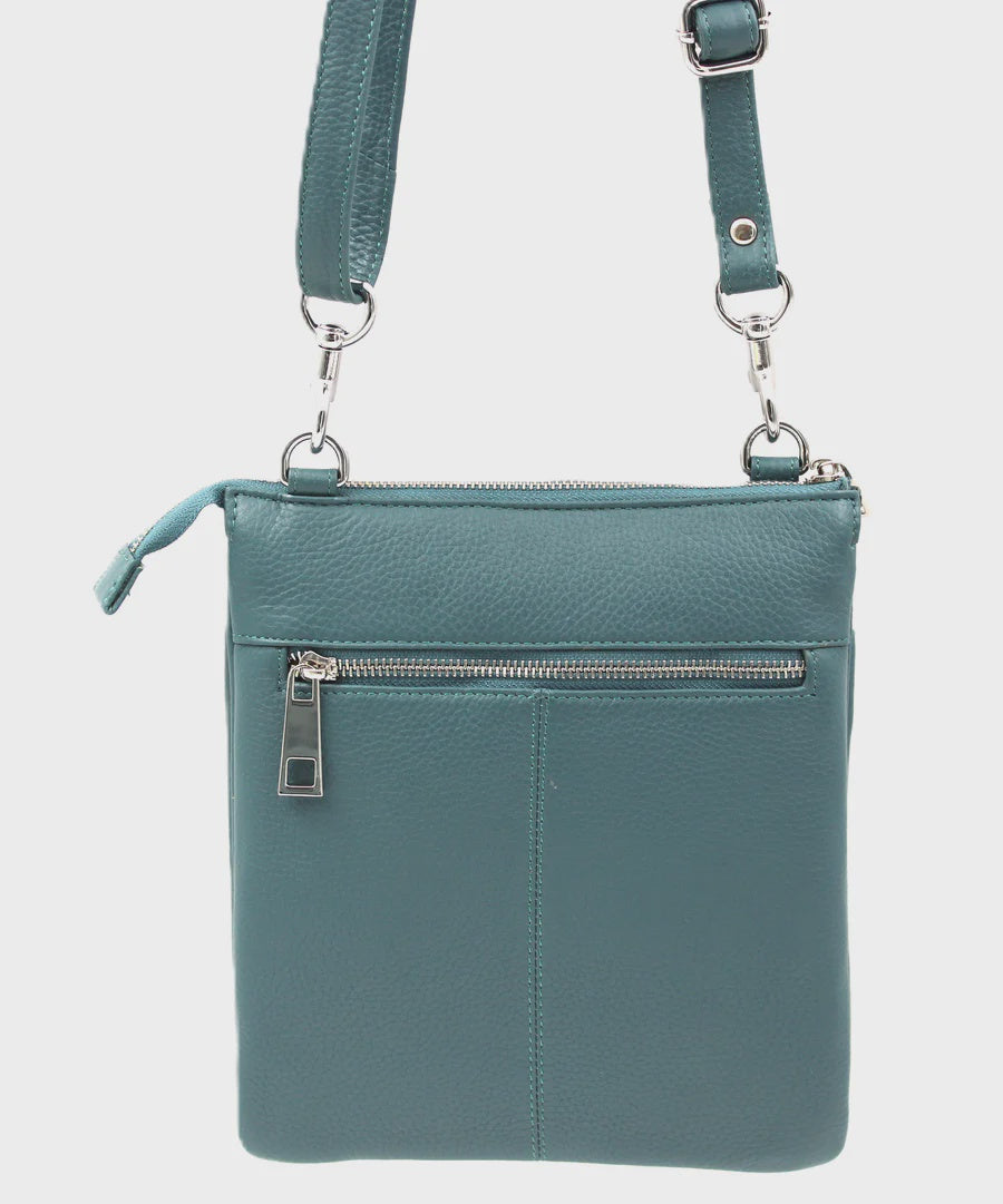 Medium Cross Body - Petrol