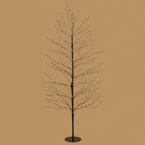 Black 120cm Willow LED Tree