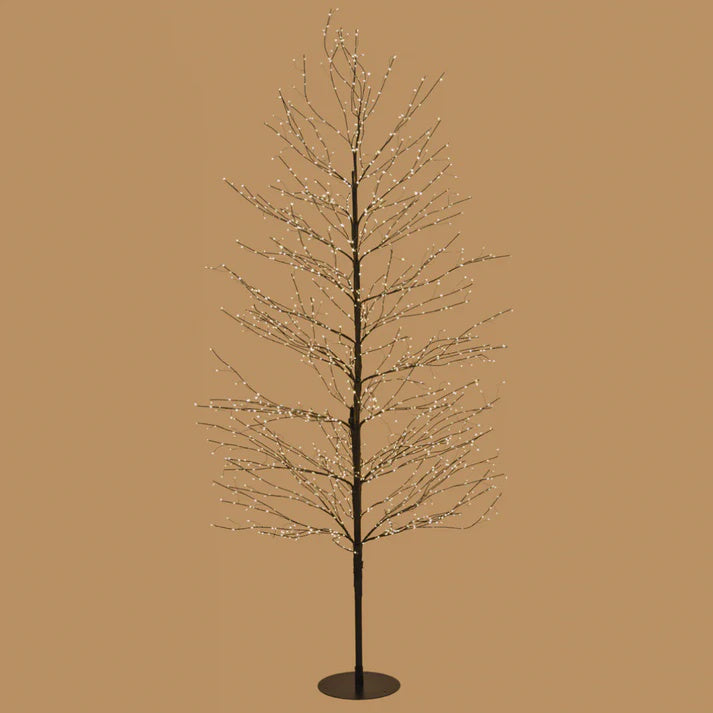 Black 120cm Willow LED Tree