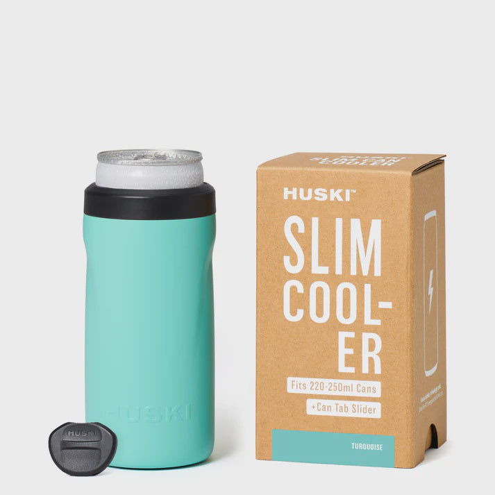 Huski Slim Can Cooler - Turquoise